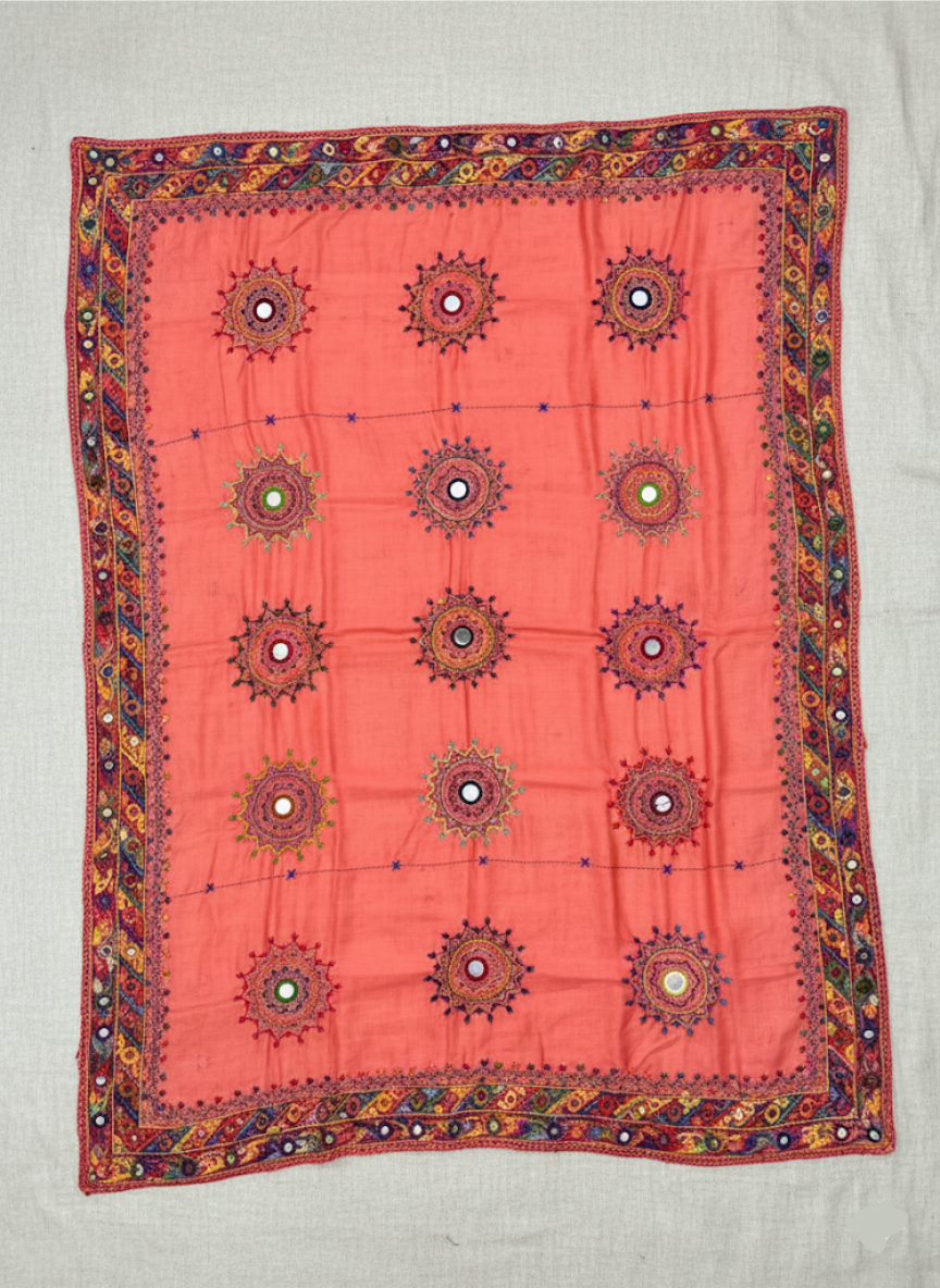 Hoor Collection | Balochi Karai | Desert Twilight Shawl