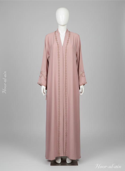 Hoor-ul-Ain Elegant Abaya – Light Purple